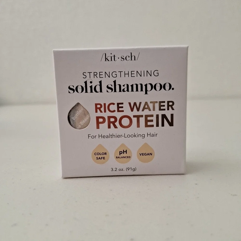 KITSCH - Rice Water Protein Strengthening Shampoo Bar Color-Safe Vegan 3.2 Oz